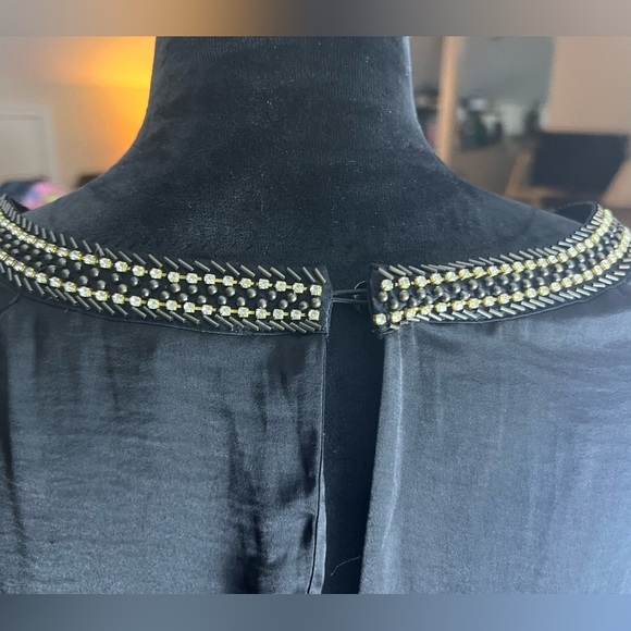 Women’s XL Black Long Sleeve Blouse with Open Shoulder - Picture 5 of 7